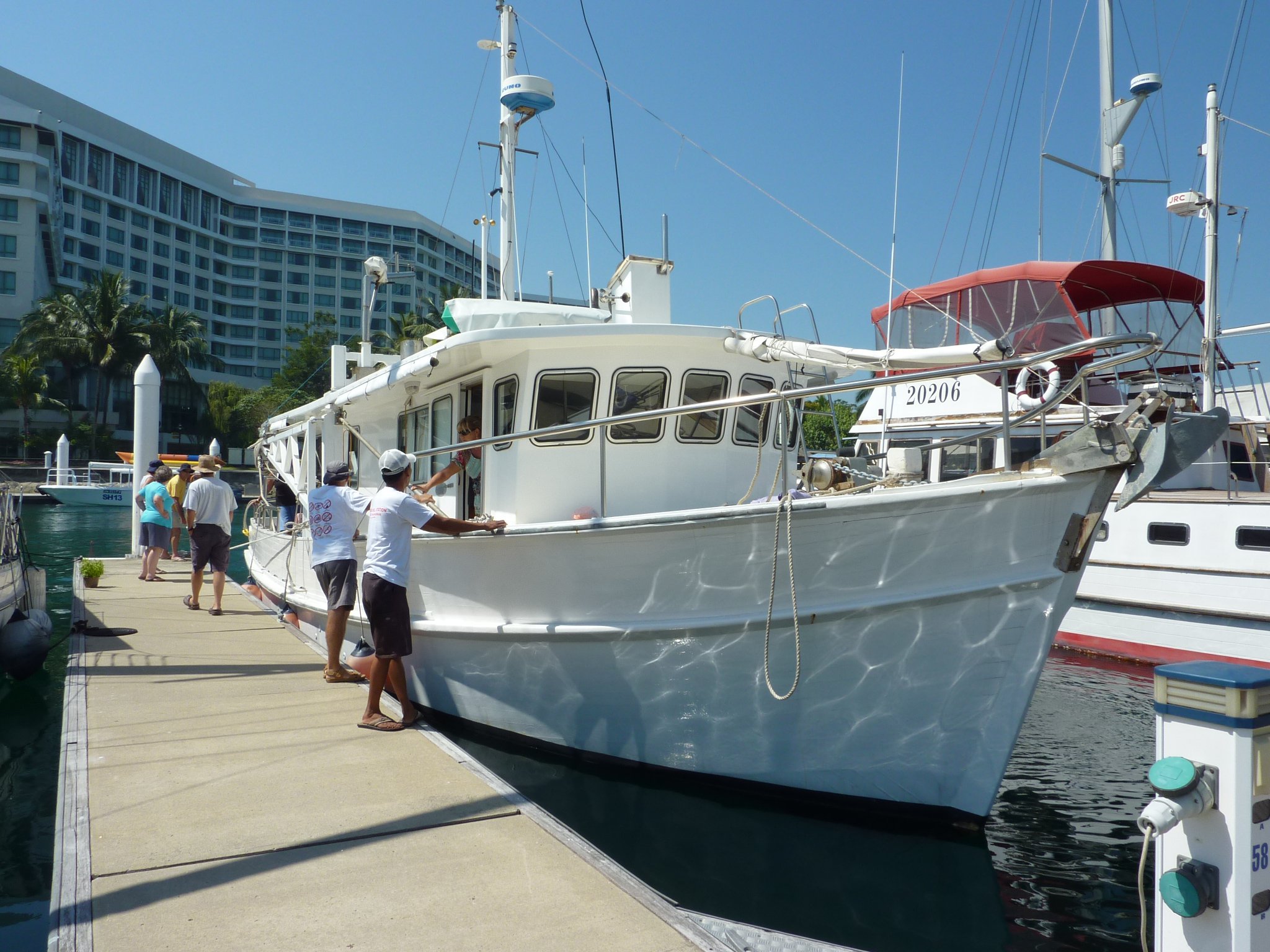 In the berth